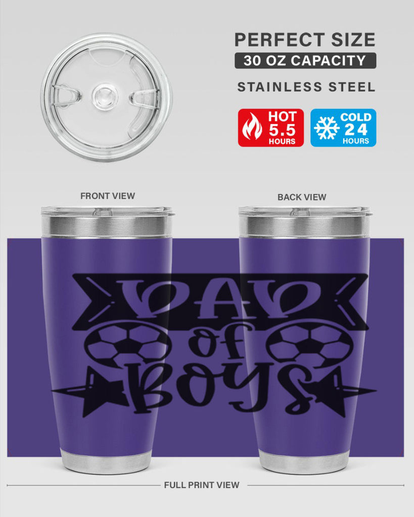 dad of boy 61#- fathers day- Tumbler