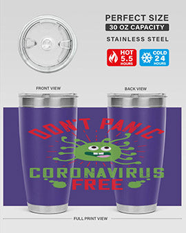 dont panic coronavirus free Style 43#- corona virus- Cotton Tank