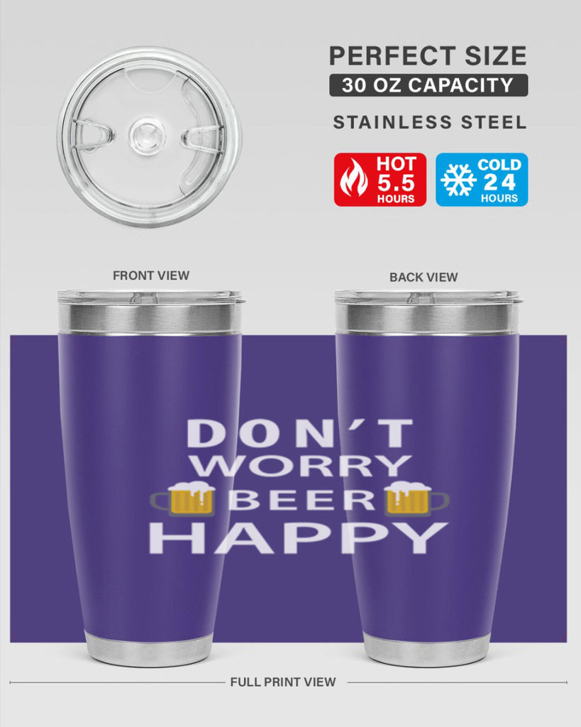 dont worry 94#- beer- Tumbler