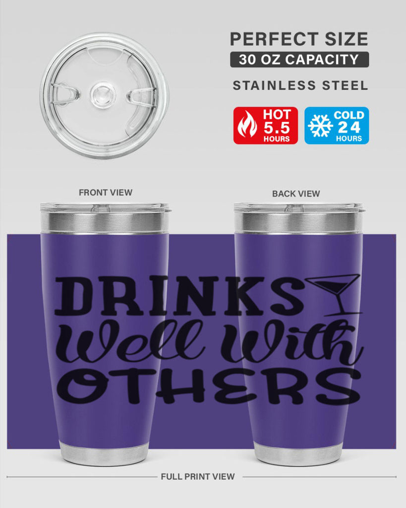 drinks well with others 128#- beer- Tumbler