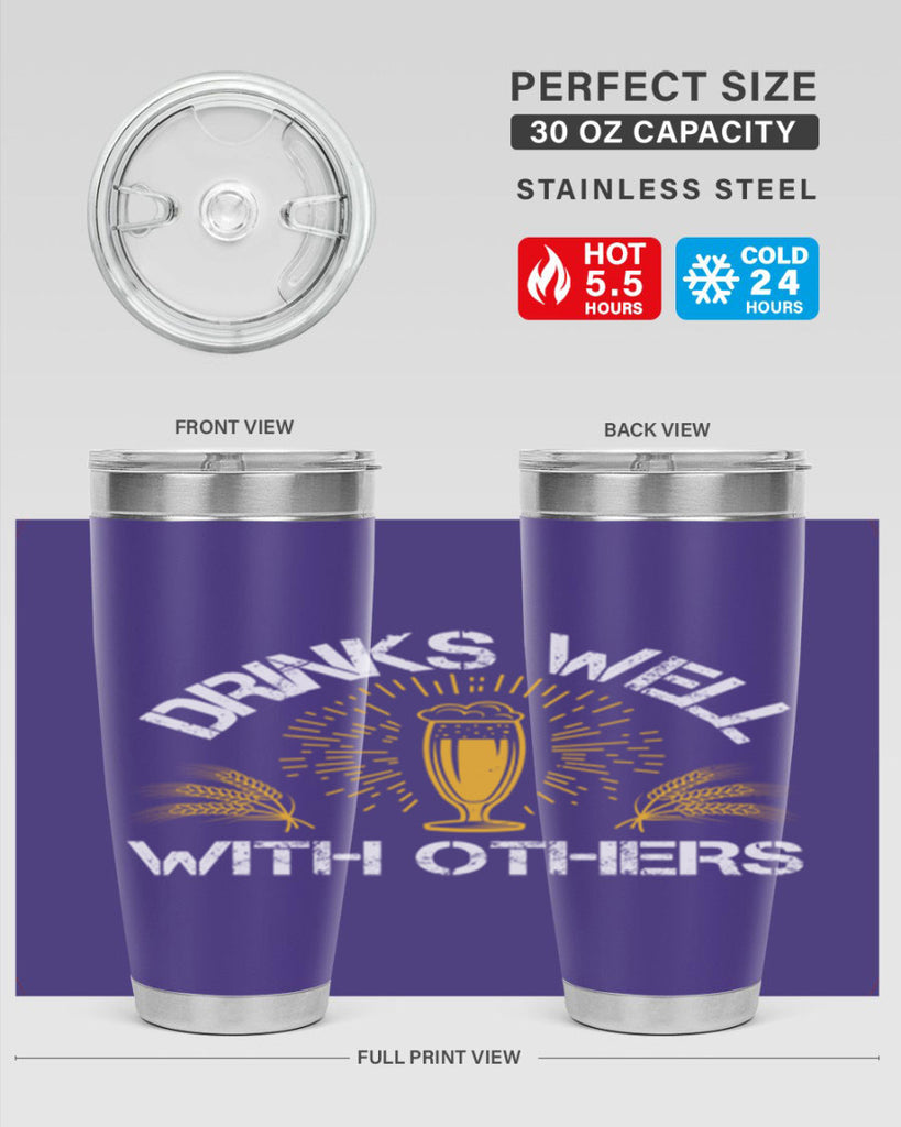 drinks well with others 90#- beer- Tumbler