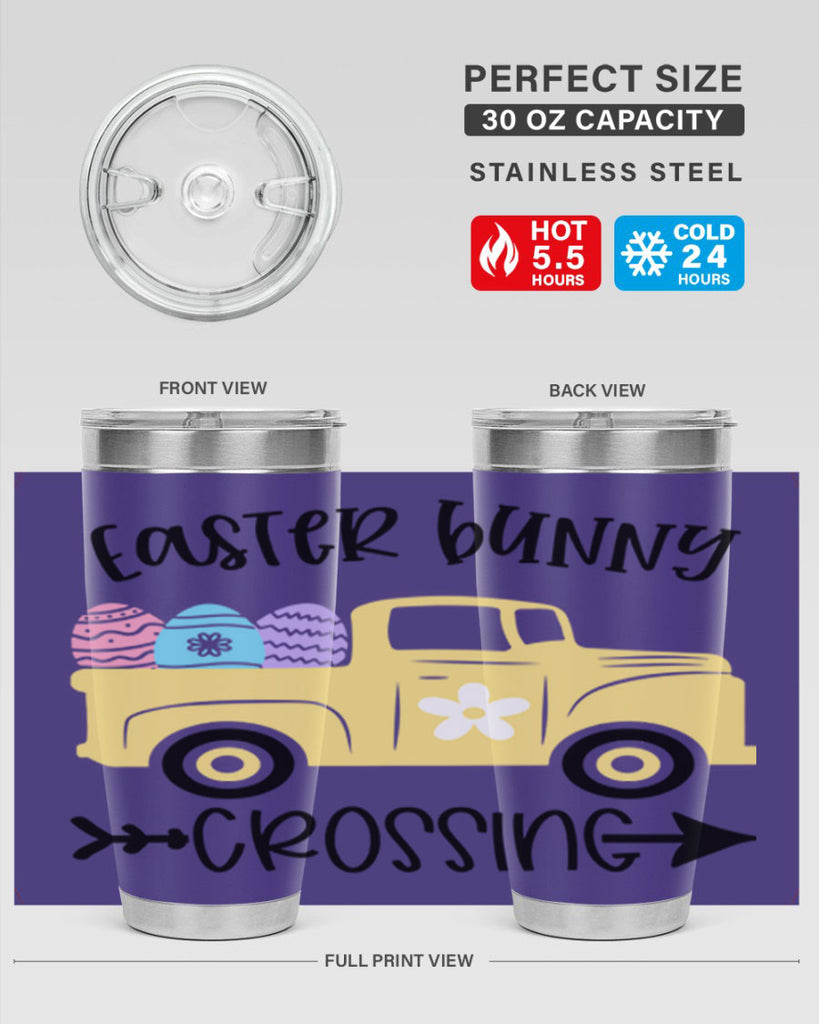 easter bunny crossing 59#- easter- Tumbler