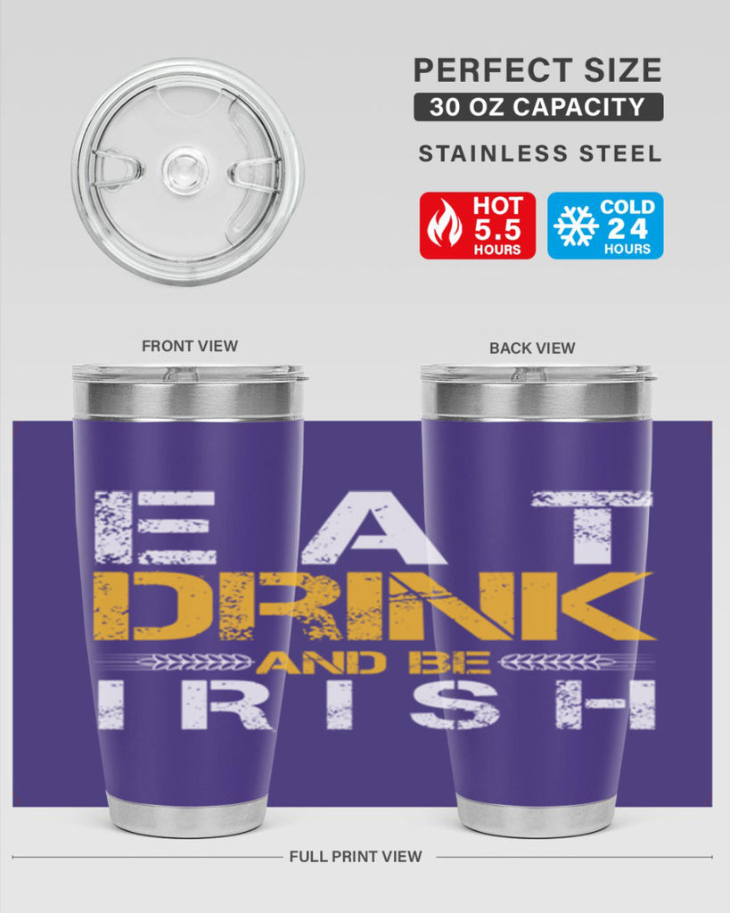 eat drink and be irish 89#- beer- Tumbler