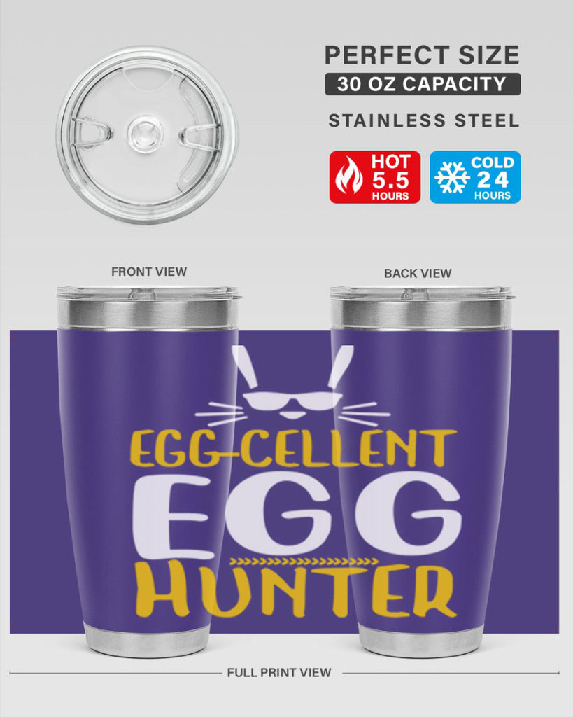 egg cellent egg hunter 82#- easter- Tumbler