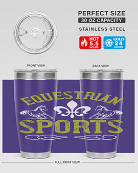 equestrian sports Style 55#- horse- Tumbler