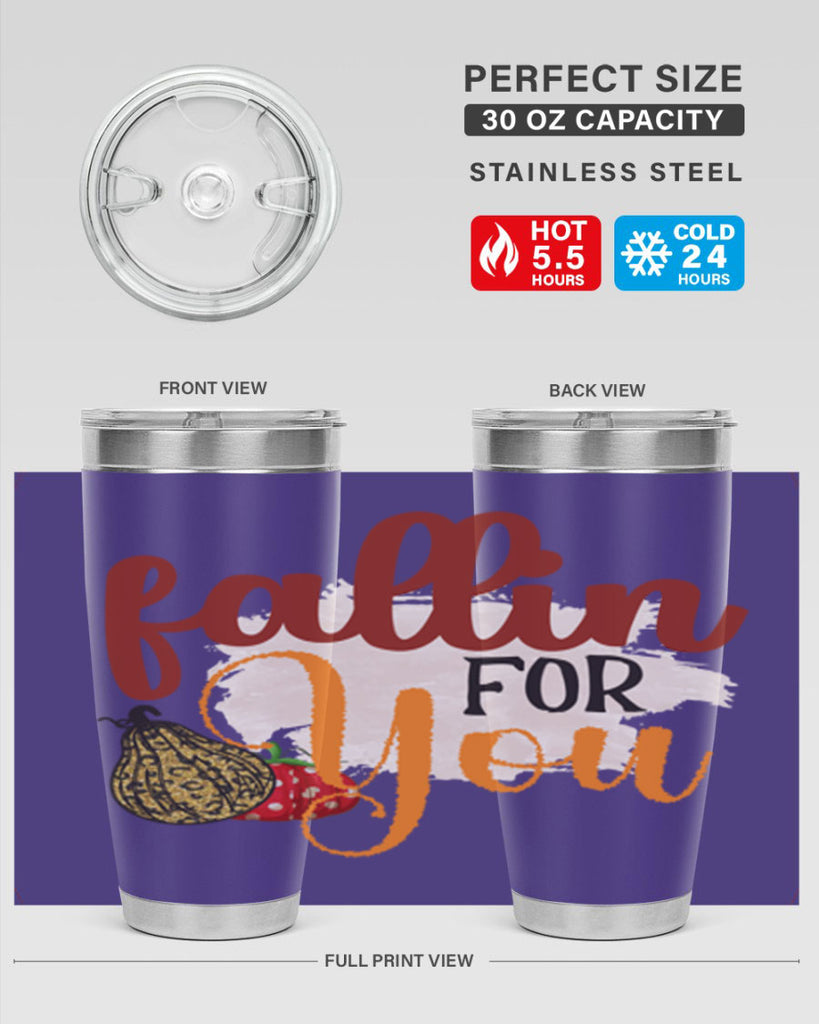fallin for you 167#- fall- Tumbler