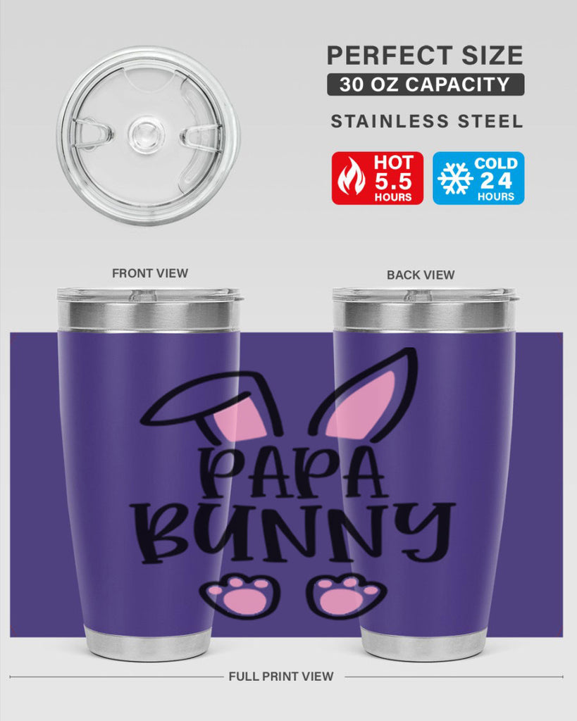 familypapa bunny 48#- easter- Tumbler