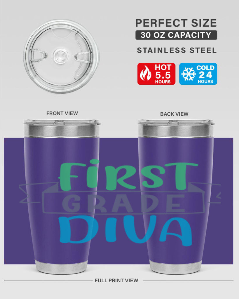 first grade divaa 22#- 1st grade- Tumbler