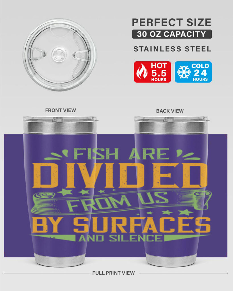 fish are divided from us by surfaces and silence 136#- vegan- Tumbler