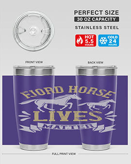 fjord horse lives matter Style 54#- horse- Tumbler