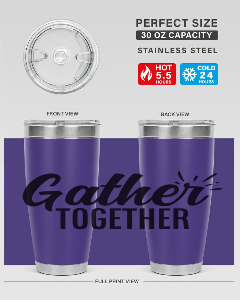 gather together 60#- thanksgiving- Tumbler