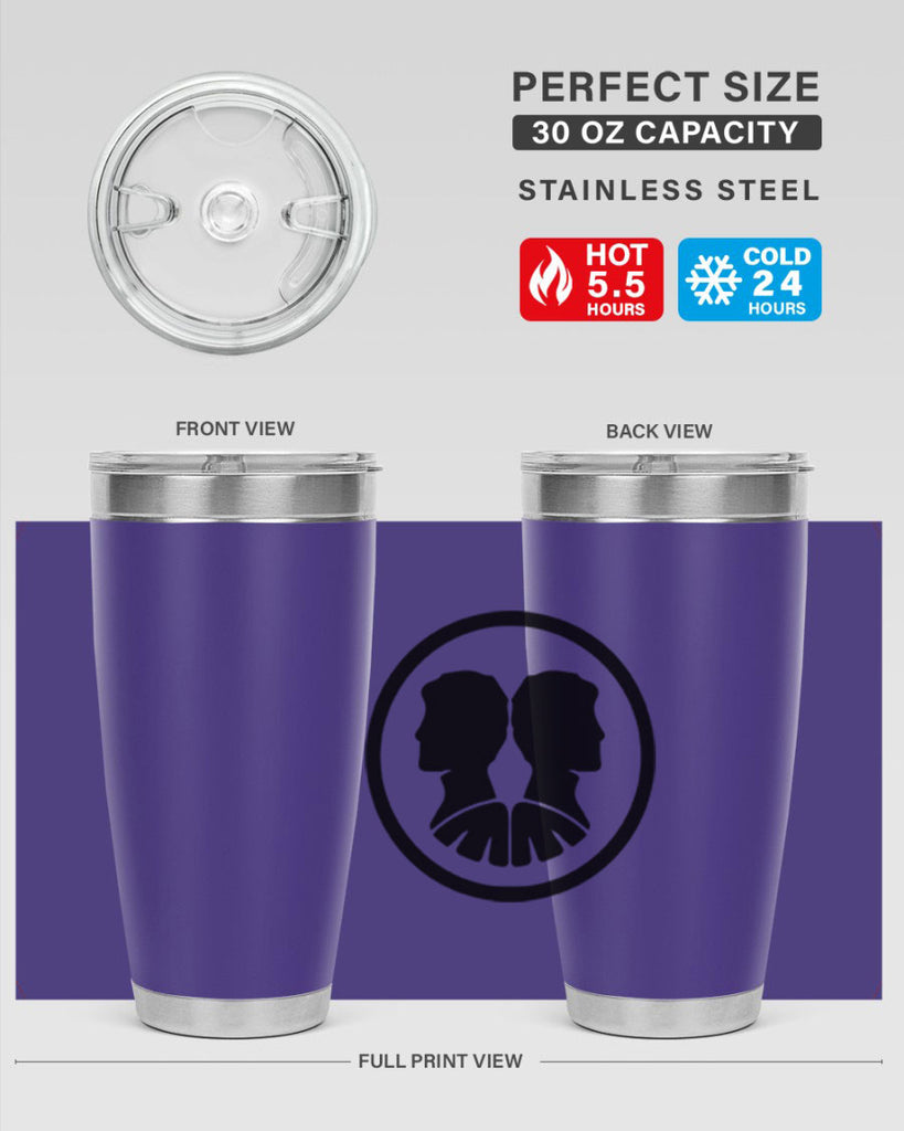 gemini 238#- zodiac- Tumbler