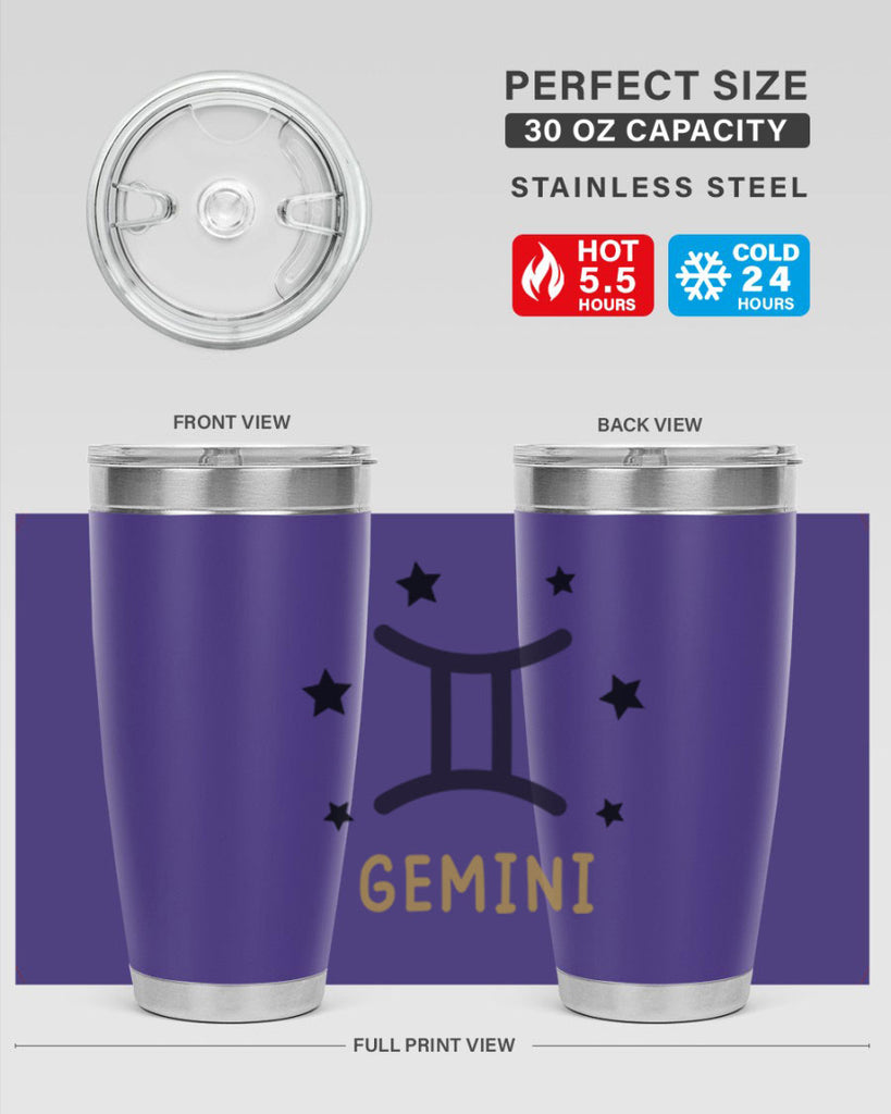 gemini 241#- zodiac- Tumbler