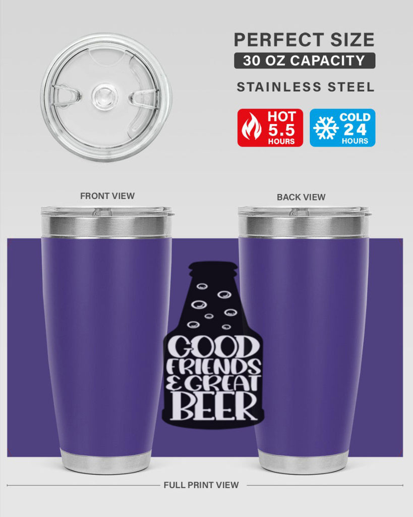 good friends great beer 39#- beer- Tumbler