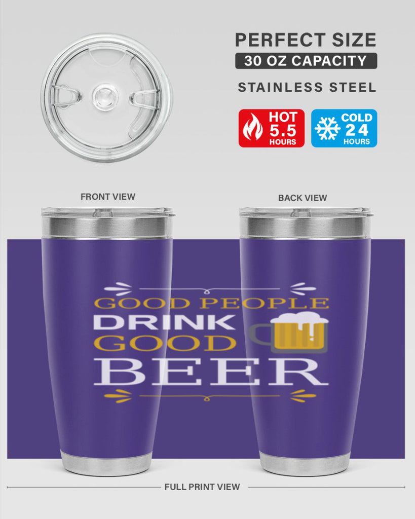 good people drink 87#- beer- Tumbler