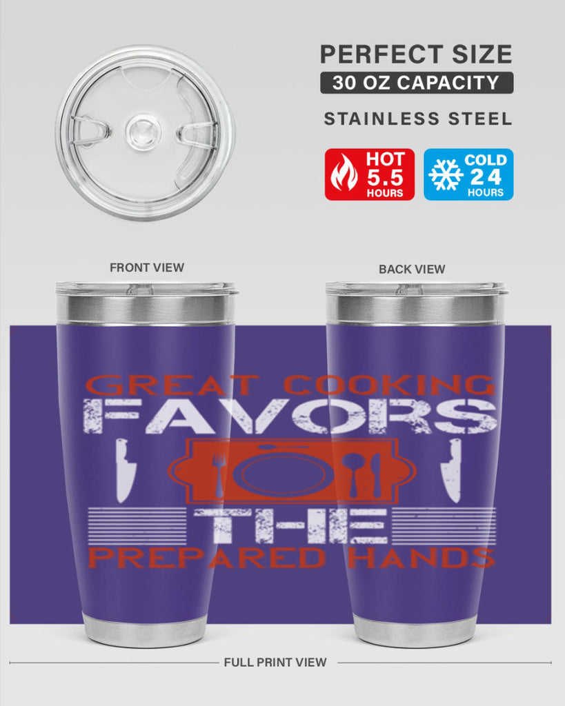 great cooking favors the prepared hands 37#- cooking- Tumbler