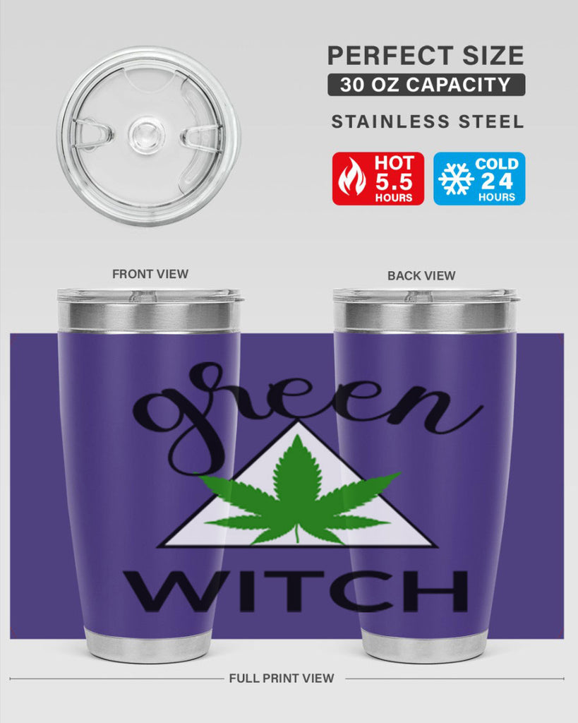 green cannabis with 98#- marijuana- Tumbler