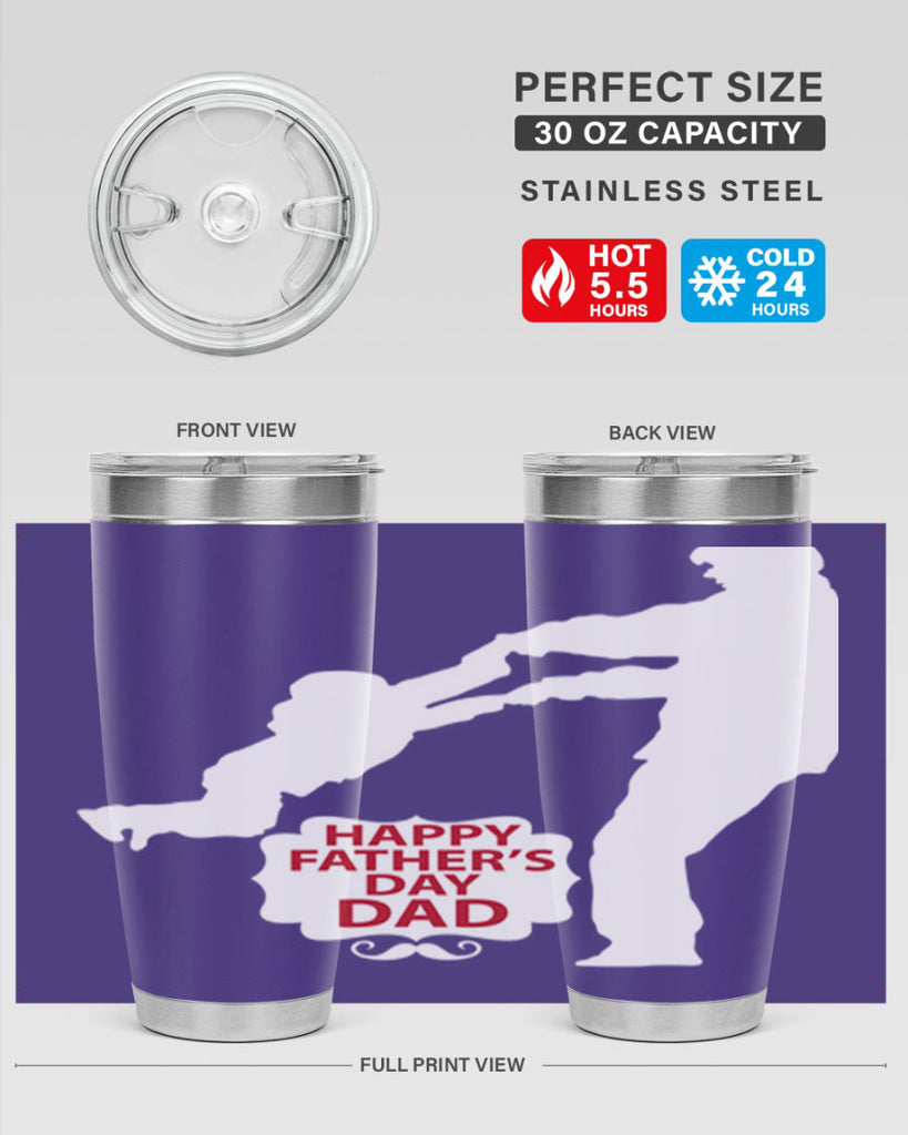 happy father day 246#- fathers day- Tumbler