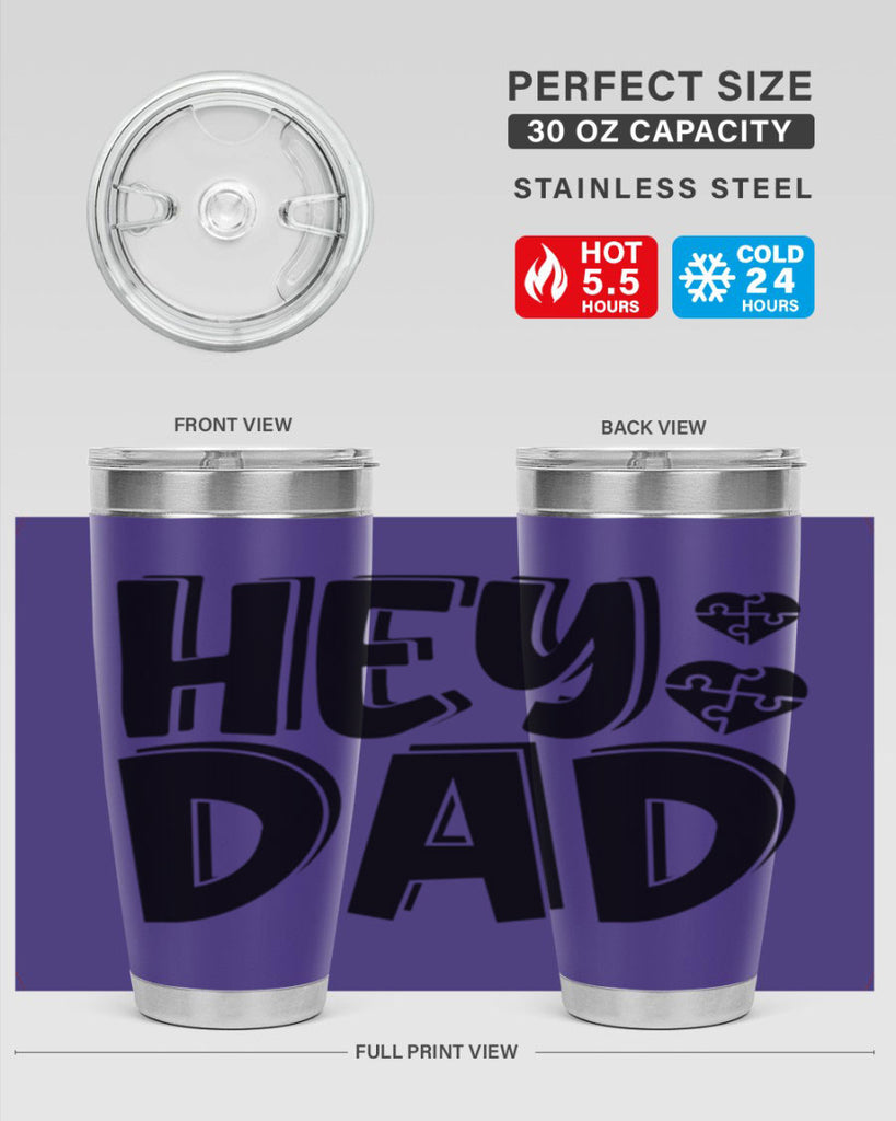 hey dad 9#- dad- Tumbler