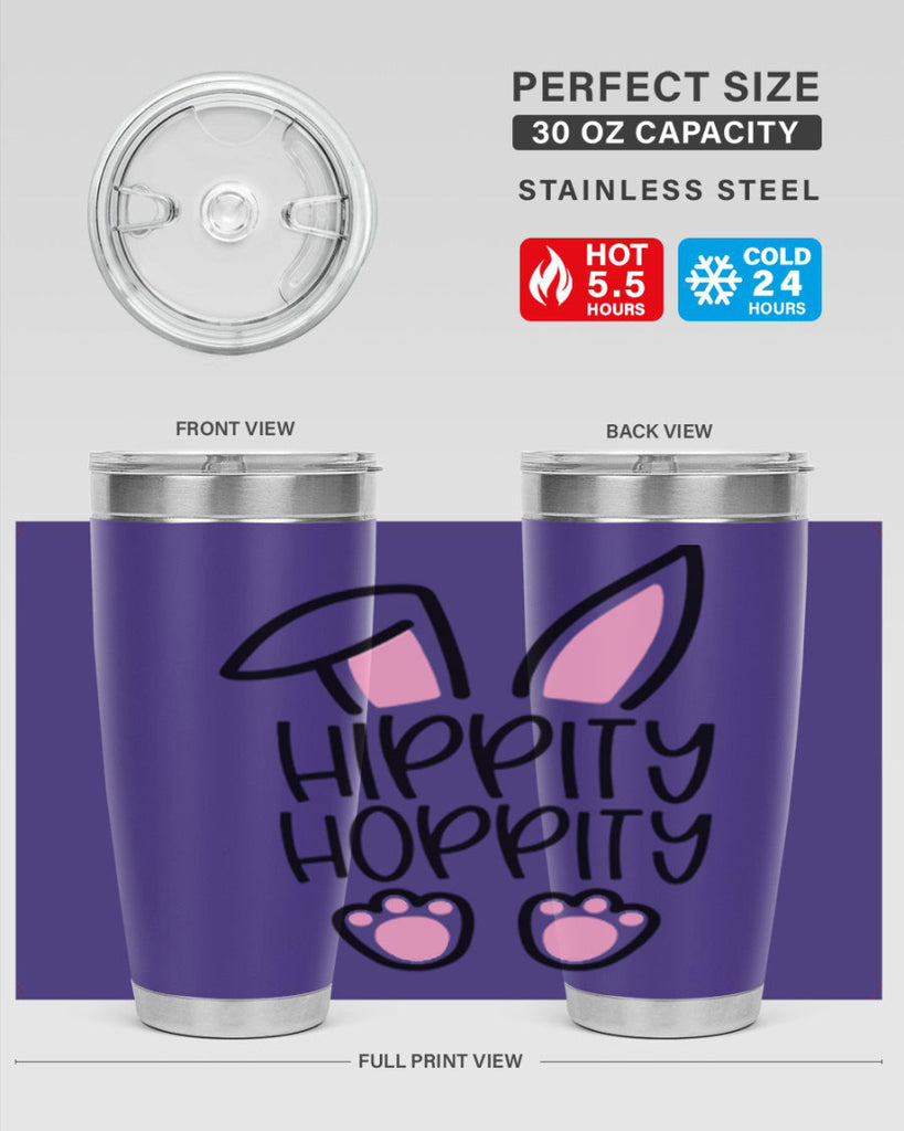 hippity hoppity 28#- easter- Tumbler