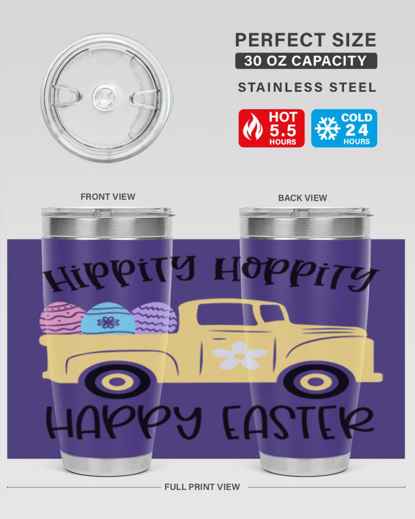 hippity hoppity happy 29#- easter- Tumbler