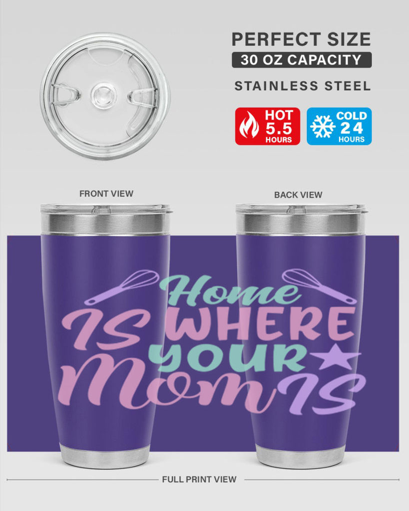 home is where your mom is 37#- home- Tumbler