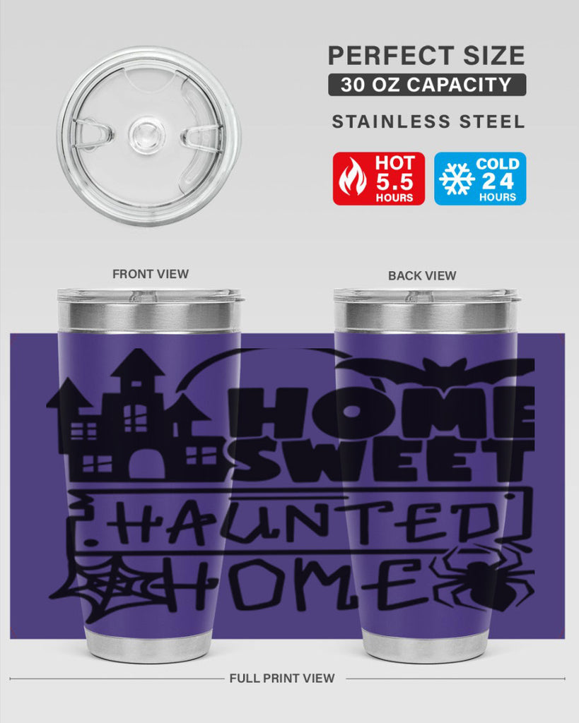 home sweet haunted home 57#- halloween- Tumbler