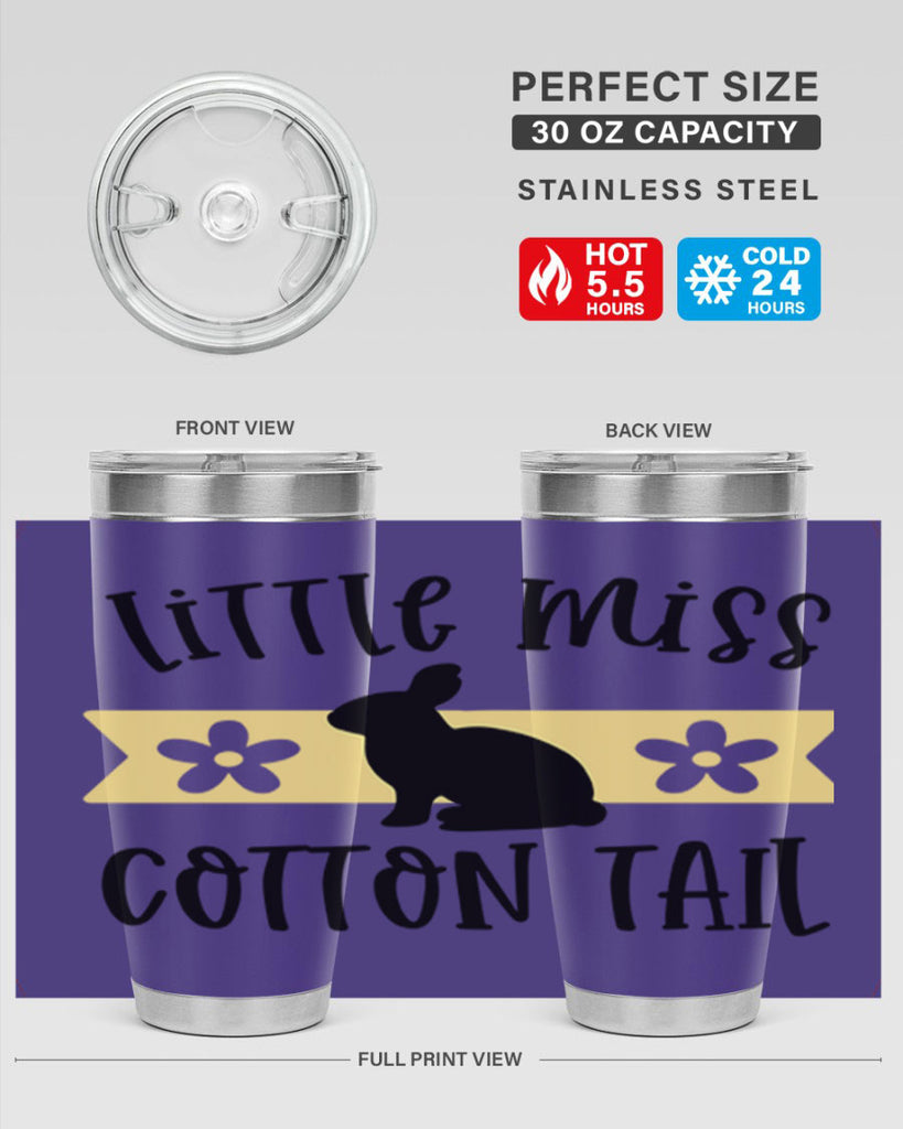 little miss cotton tail 17#- easter- Tumbler