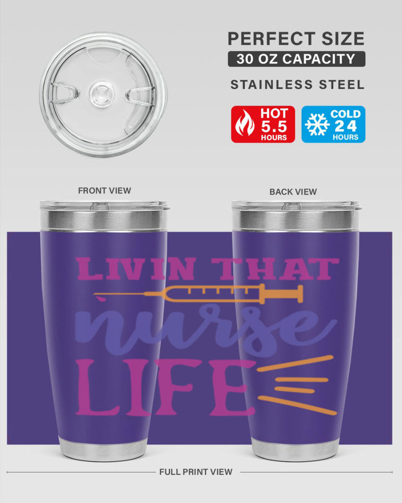 livin that nurse life Style Style 138#- nurse- tumbler