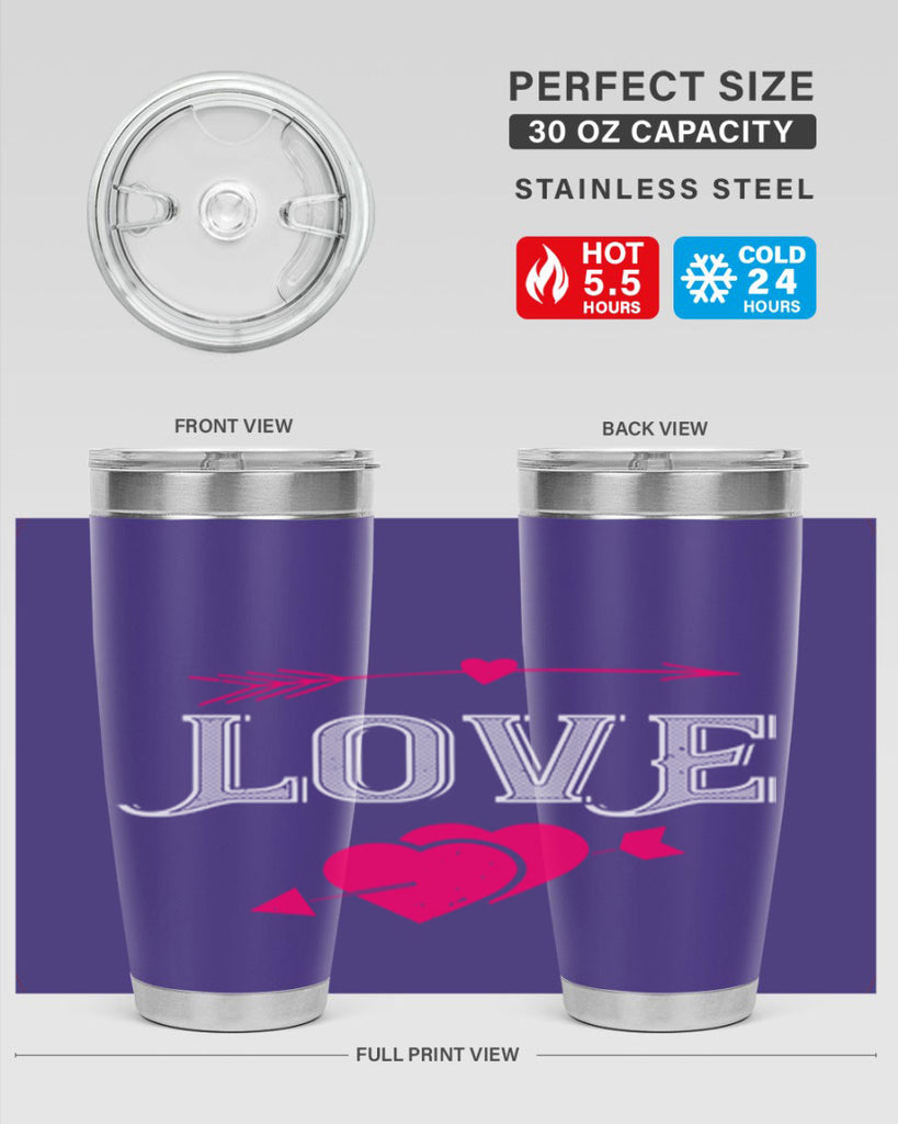 love 41#- valentines day- Tumbler