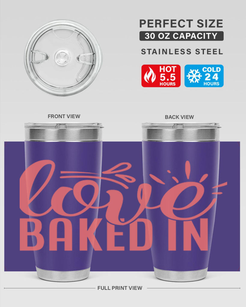 love baked in 13#- kitchen- Tumbler