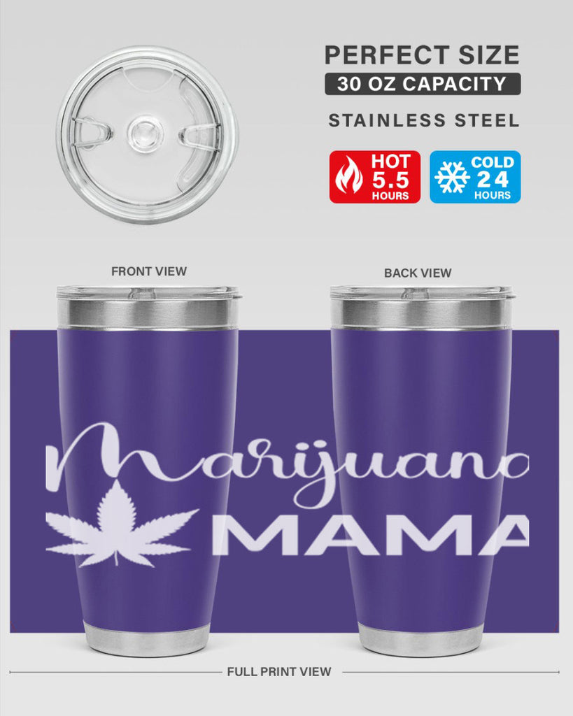 marijuana mama 203#- marijuana- Tumbler