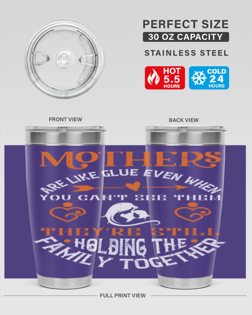 mothers are like glue 51#- mothers day- Tumbler