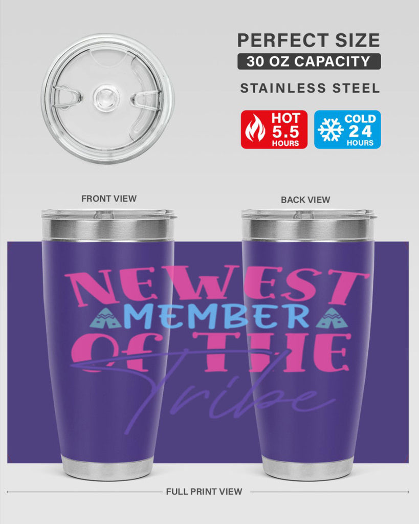 newest member of the tribe Style 211#- baby- tumbler