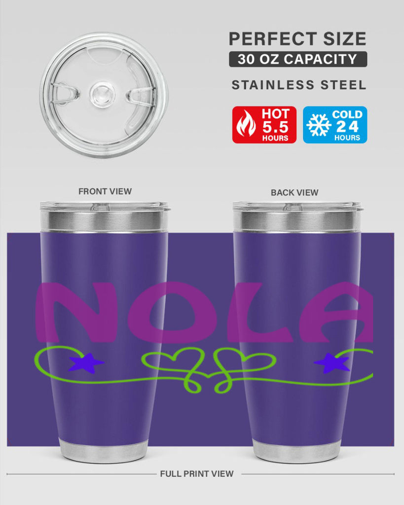 nola 5#- mardi gras- Tumbler