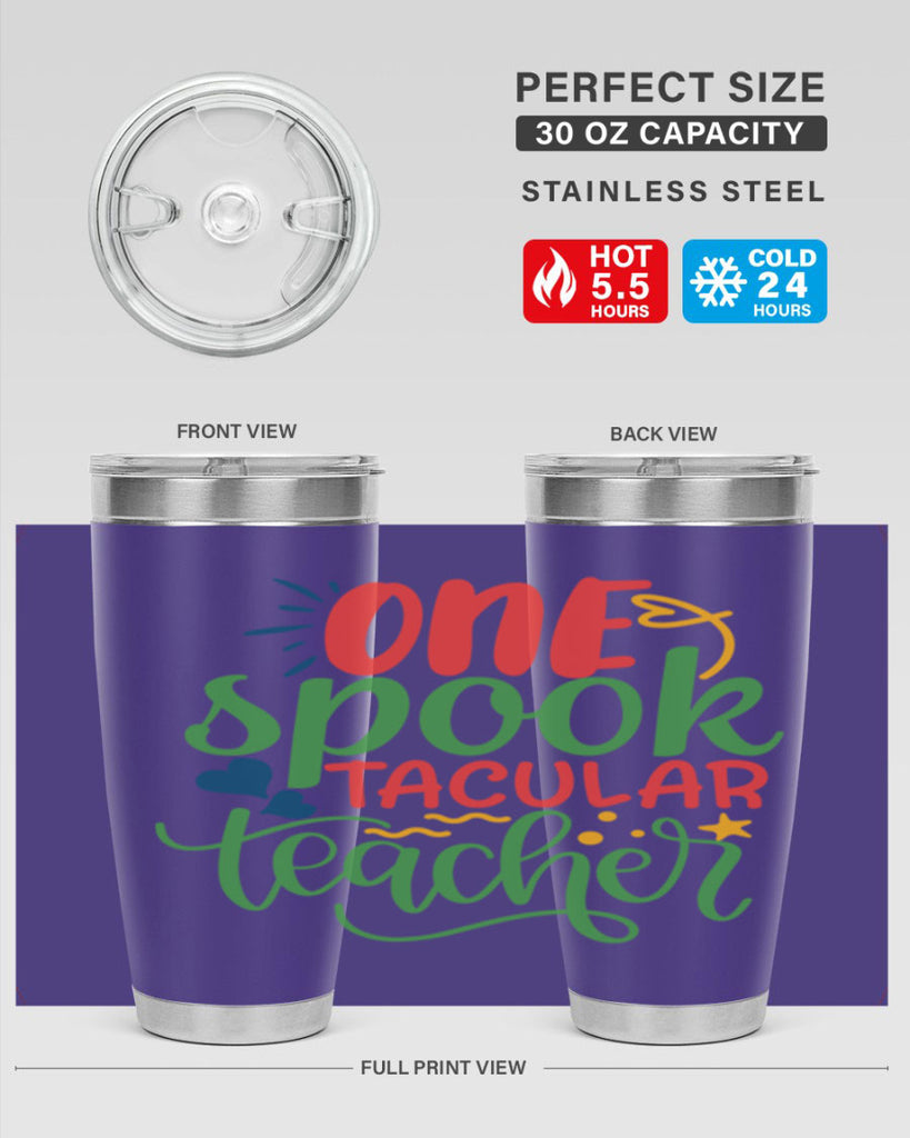 one spook tacular teacher Style 159#- teacher- tumbler