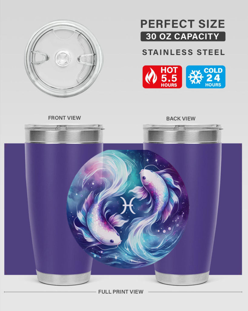 pisces 350#- zodiac- Tumbler