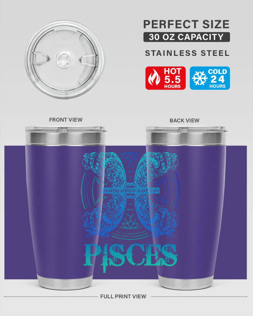 pisces Zodiac 381#- zodiac- Tumbler