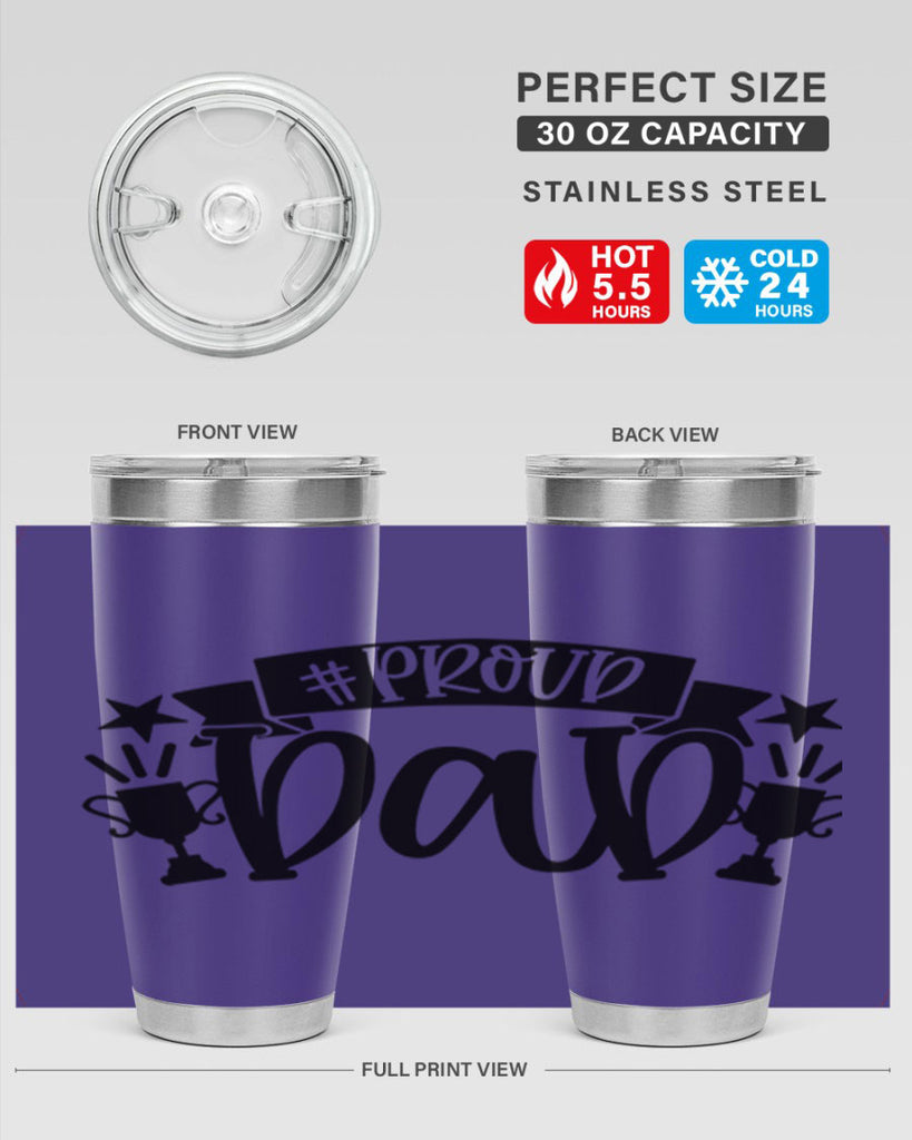 proud dad 75#- fathers day- Tumbler