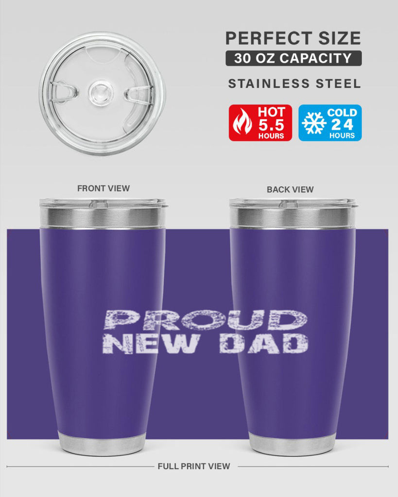 proud new dad 70#- dad- Tumbler