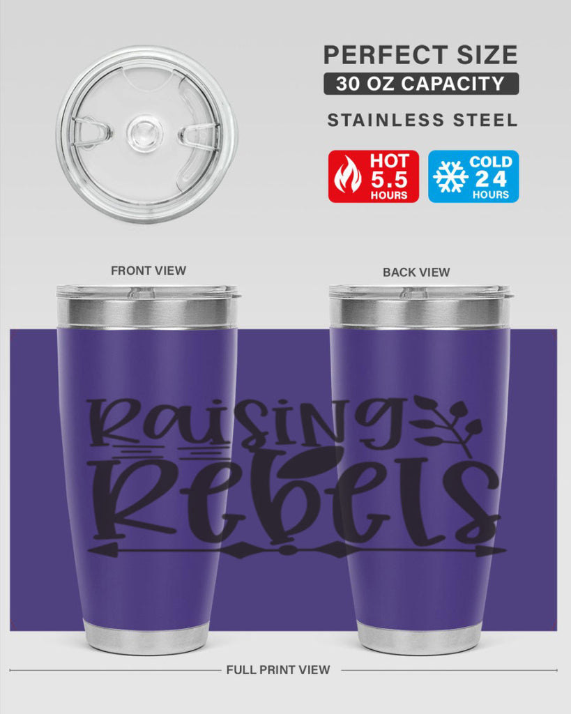 raising rebels 369#- mom- Tumbler