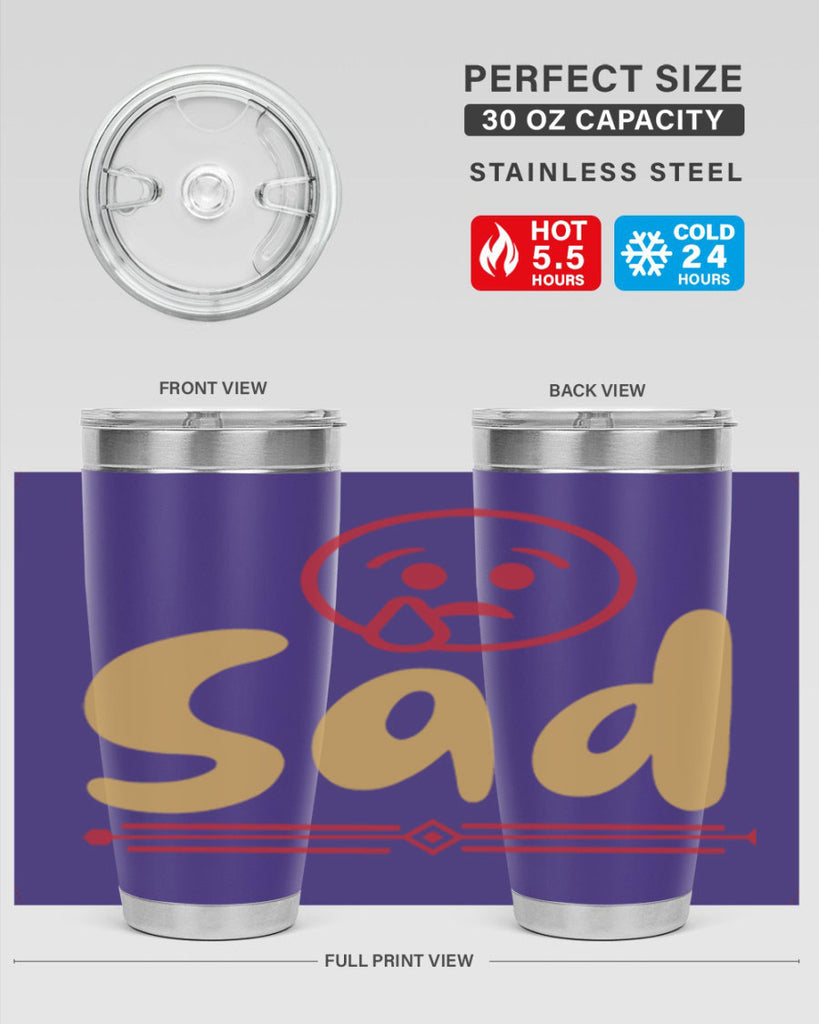 sad 6#- fathers day- Tumbler