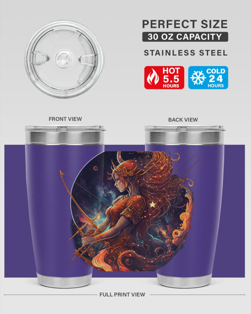 sagittarius 417#- zodiac- Tumbler