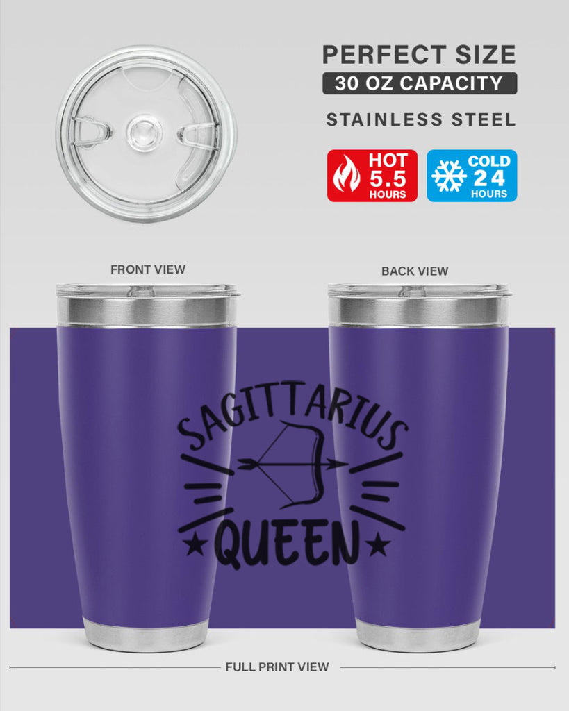 sagittarius queen 411#- zodiac- Tumbler