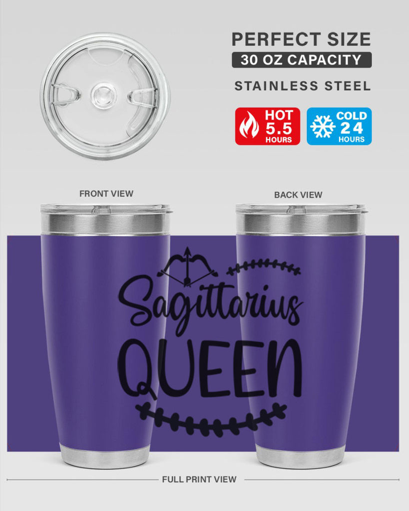 sagittarius queen 413#- zodiac- Tumbler