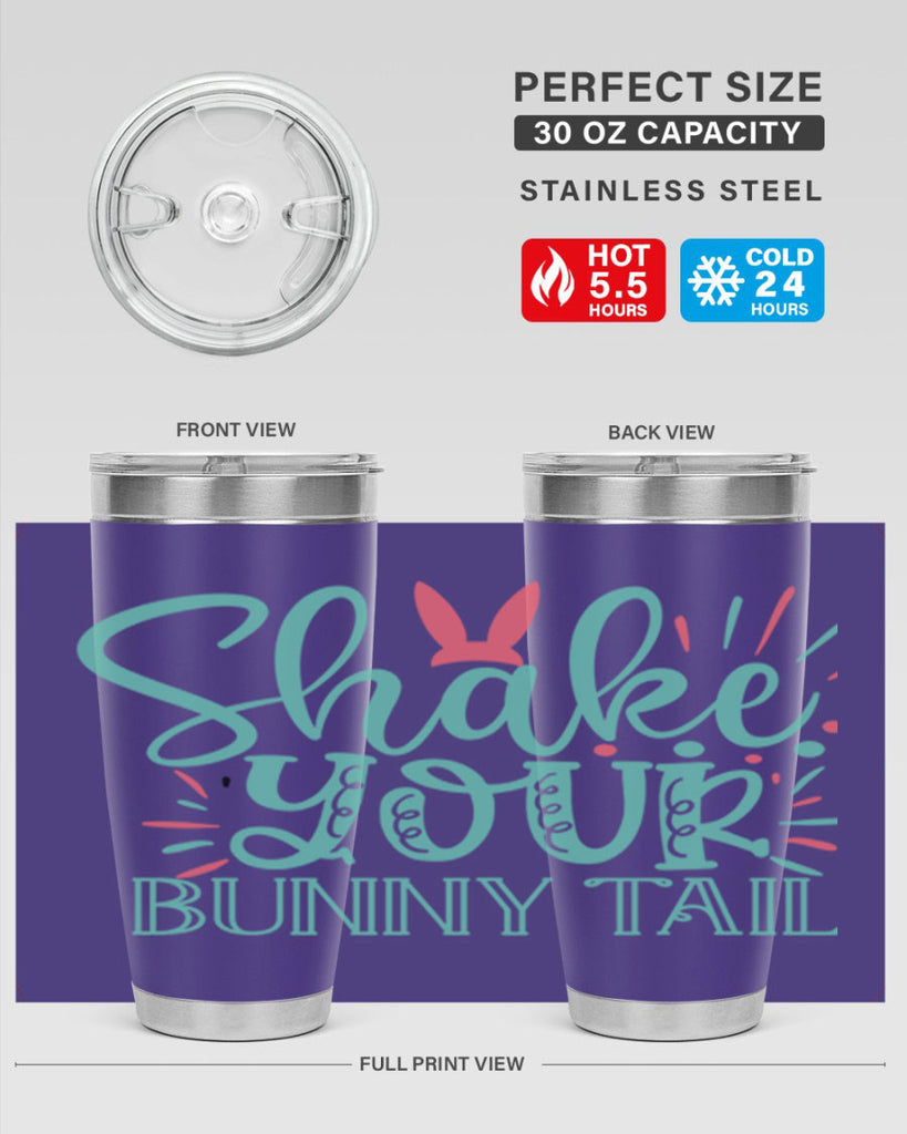 shake your bunny tail 104#- easter- Tumbler