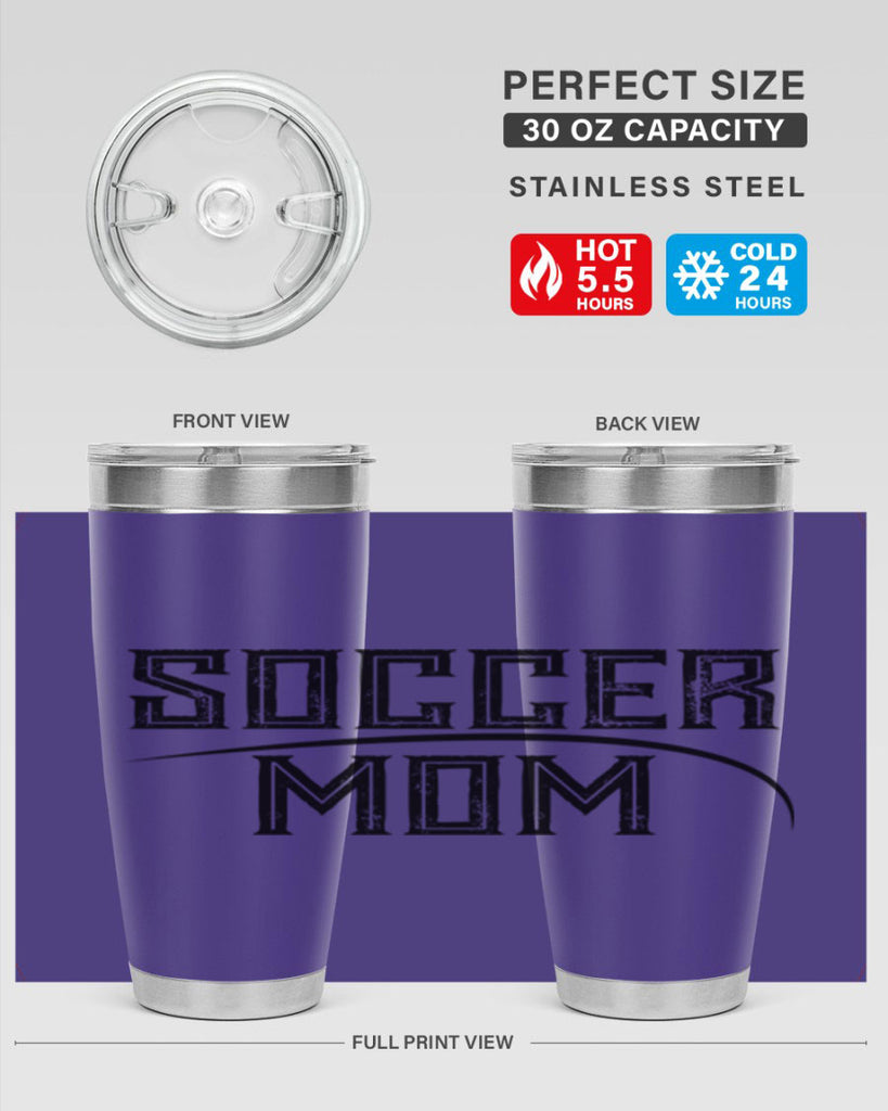 soccer mom 67#- mom- Tumbler