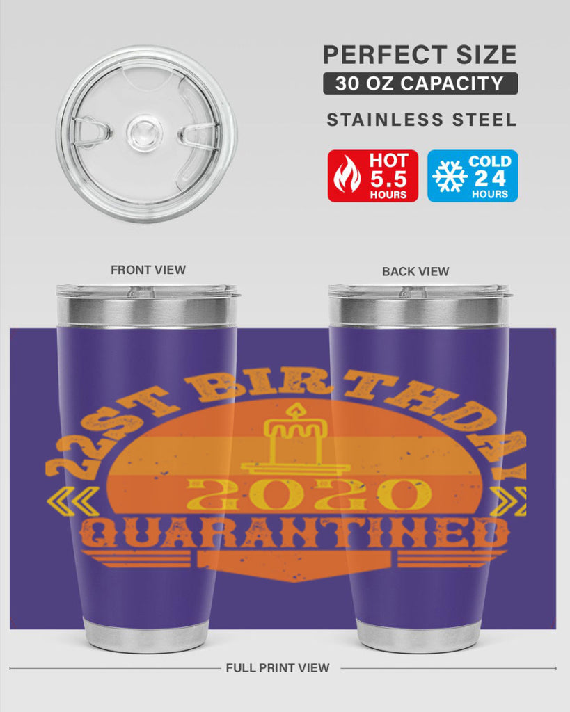 st birthday quarantined 274#- fathers day- Tumbler
