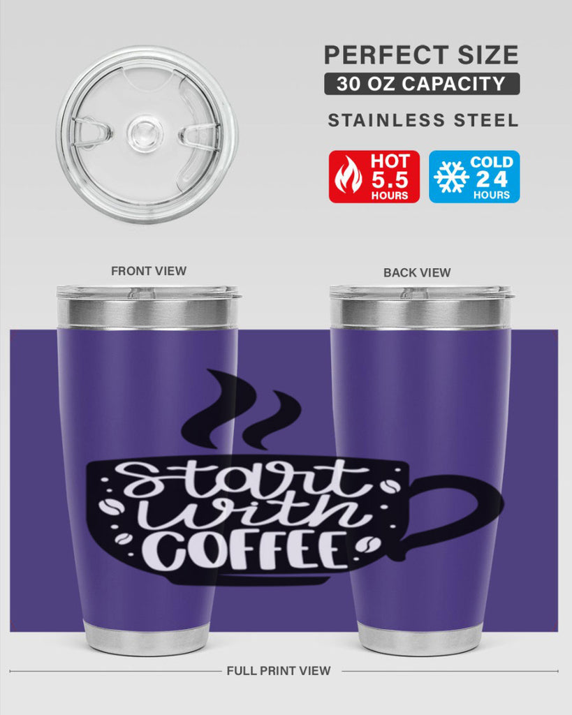 start with coffee 32#- coffee- Tumbler