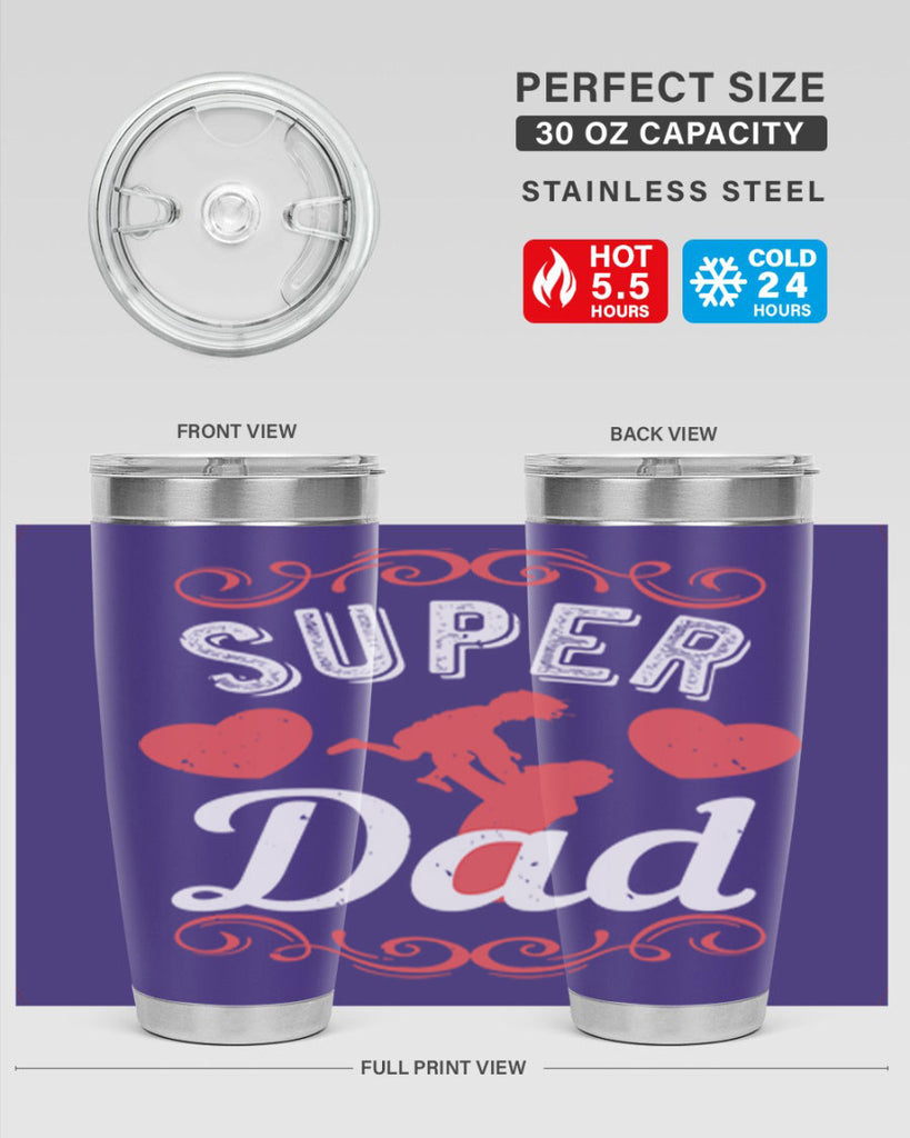 super dad 178#- fathers day- Tumbler